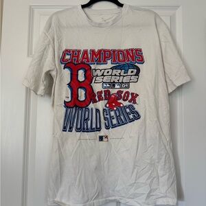Boston Red Sox World Series Champions White T-Shirt
